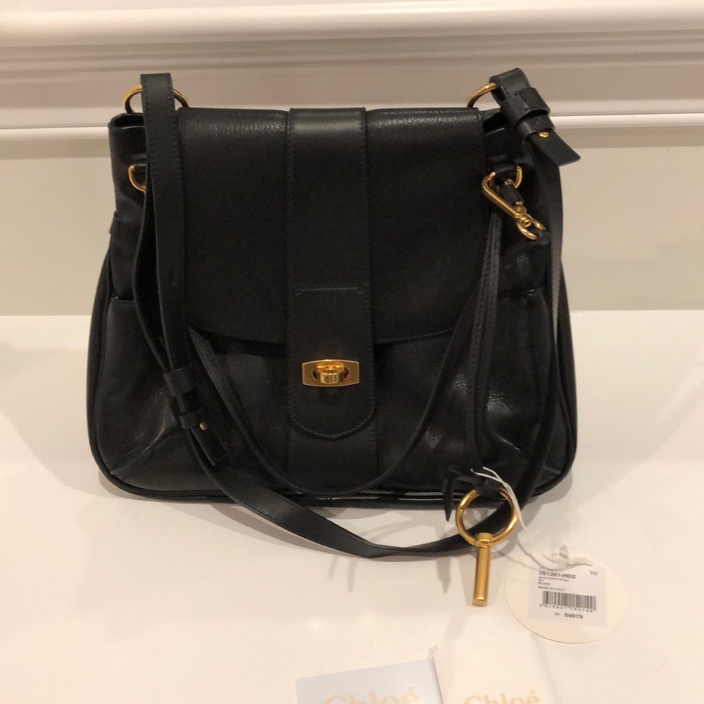 Authentic Chloe handbag with cross body strap